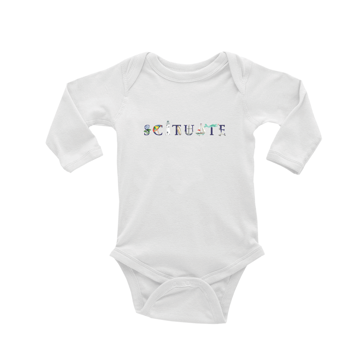 Scituate baby snap up long sleeve