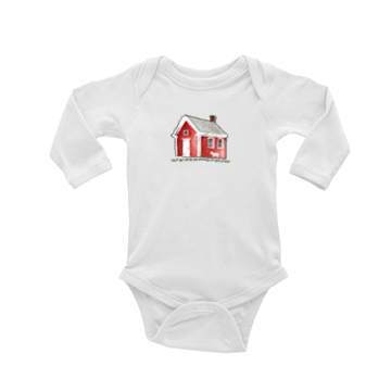 Mary had a little baby snap up long sleeve
