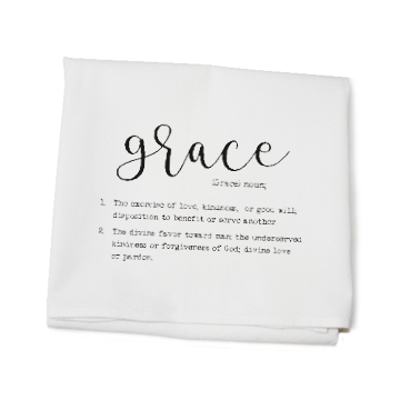 Grace (noun) flour sack towel
