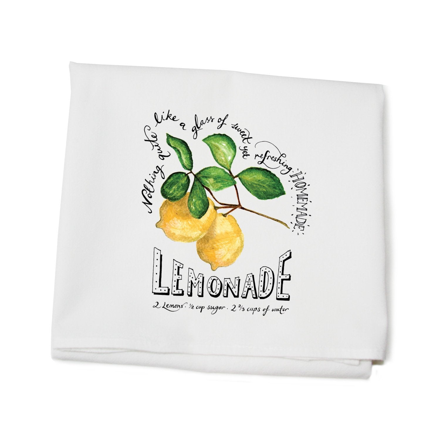 lemonade recipe flour sack towel