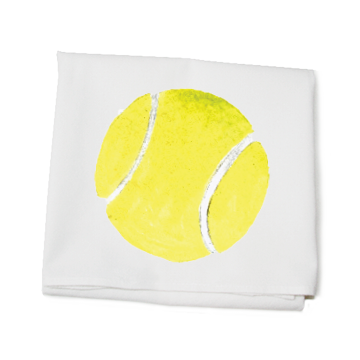 tennis ball flour sack towel