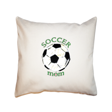 soccer mom square pillow