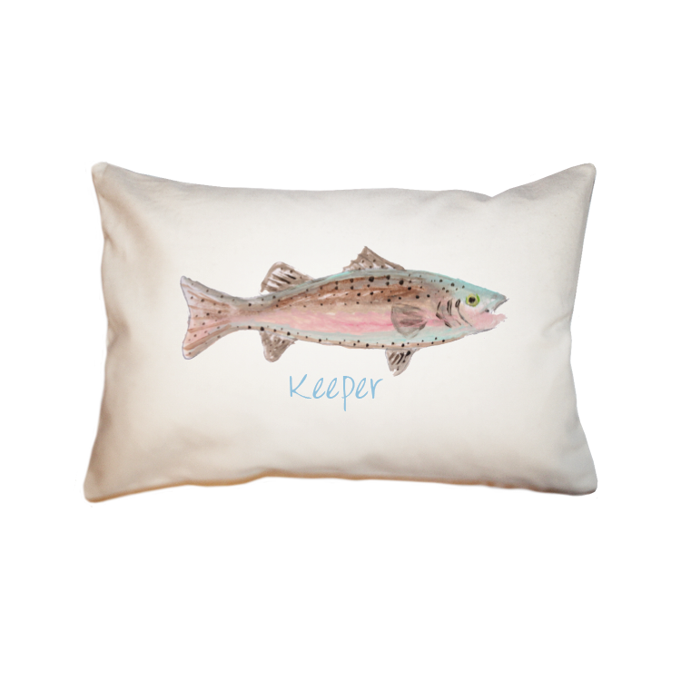 keeper fish large rectangle pillow