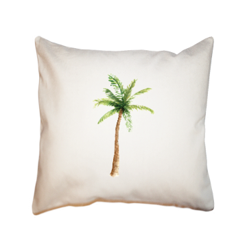 palm tree square pillow