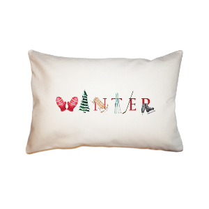 Winter  small accent pillow