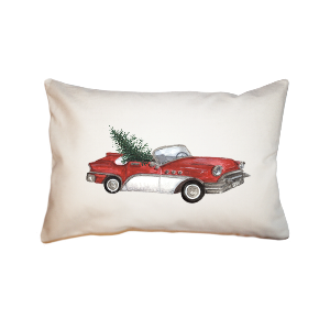 convertible with tree  small accent pillow