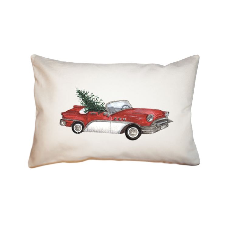 convertible with tree large rectangle pillow
