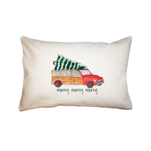 christmas woody merry merry  small accent pillow