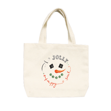 jolly snowman small tote