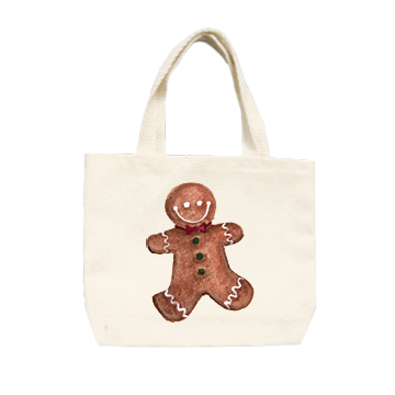 gingerbread cookie small tote