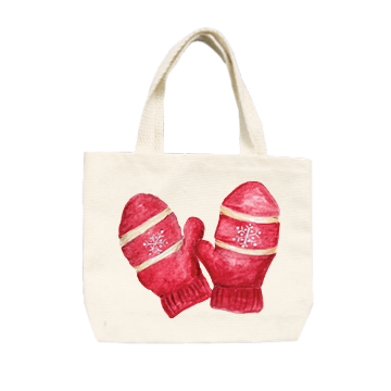 pair of mittens small tote