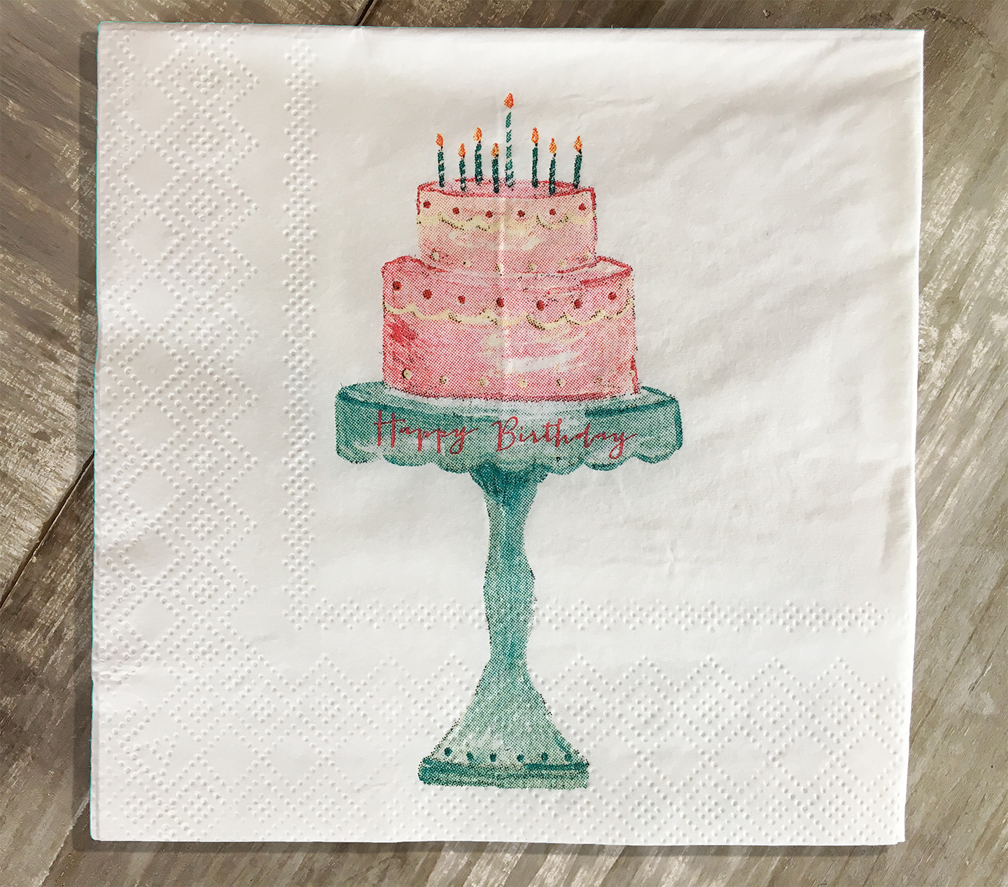 Happy Birthday cocktail napkins